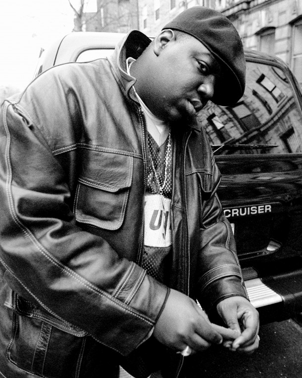 Rapper Notorious B.I.G., aka Biggie Smalls, aka Chris Wallac R.AGE